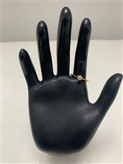 Tiffany & Co. Lady's Diamond Solitaire Ring .25 CT. 18K 2 Tone Gold 1.5dwt